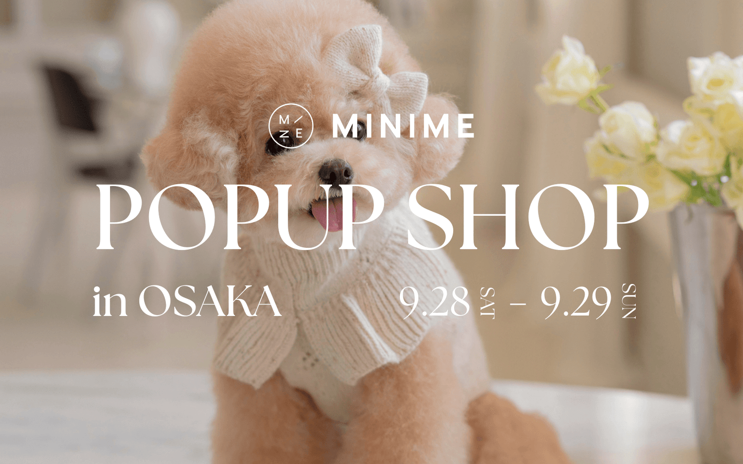 【9/28〜29】大阪POP UP STOREのご案内