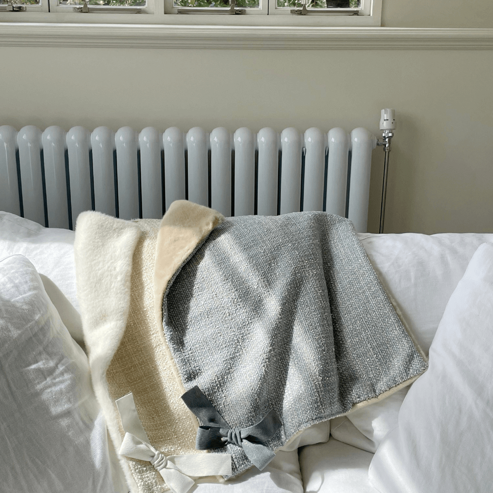 Coco Fur Tweed Blanket